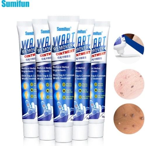 1/5pcs Warts Remover Skin Tag Remover Ointment Wart Treatment Cream Herbal Extract Foot Corn Plaster Warts Ointment