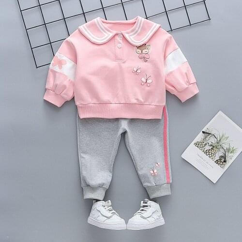 1 year baby girls clothes birthday sets for Spring toddler girls baby clothing newborn outfit sets infant babies sports suit