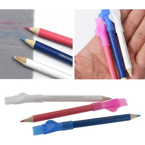 3Pcs Dressmaking Pencils Chalk Pen Sewing Dressmakers DIY Craft Markers