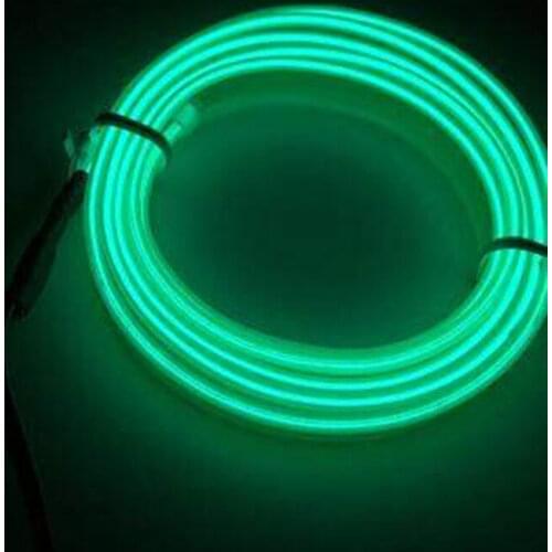 5m Car LED Strips Decoration Strip 12V Flexible Neon EL Wire Rope Indoor Universal Interior LED Car Light Strip for Car Auto