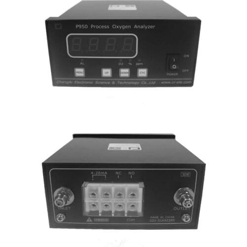 P950 Process Oxygen Analyzer online monitor purity measuring Tool concentration tester meter for air separation