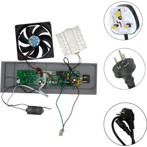 UK/EU/AU DIY Automatic Egg Incubator Spare Parts New Model Hen Eggs Incubators Temperature Controller With Sensers Fan C42