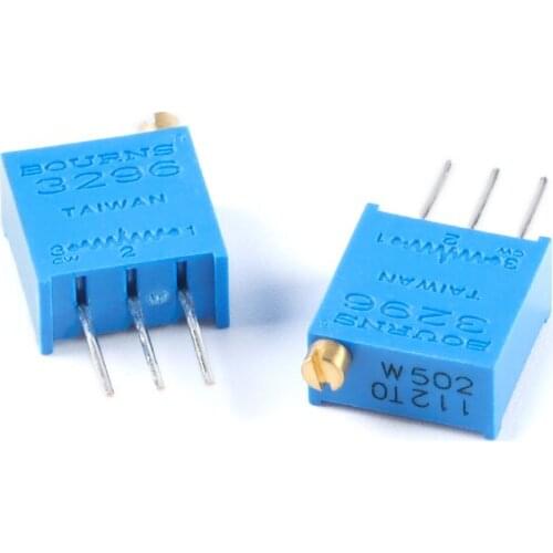 Free shipping 20PCS 3296W 5K Trimmer Potentiometer 3296W-502