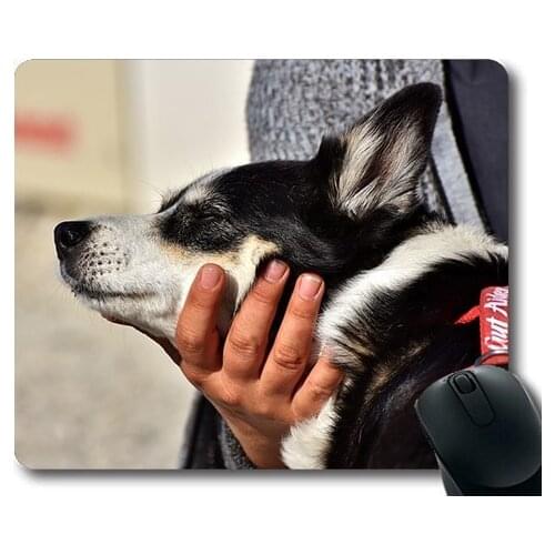 Gaming puppy dog mouse pad,Hybrid Mixed Breed Dog Dog Small Fur Dear Knuffig,dogs mouse mat