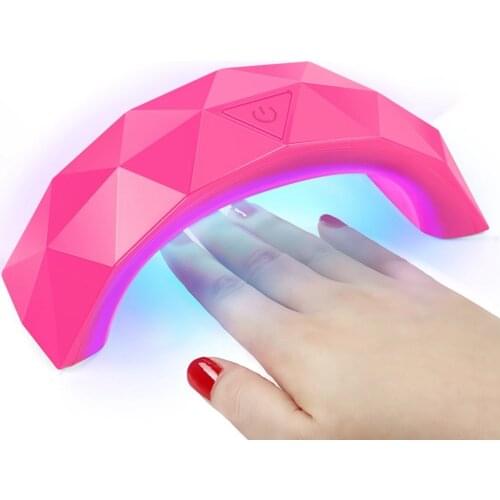 New 9W USB Mini LED Lamp For Portable Nails Dryer Rainbow Shaped Nail Lamp Curing For UV Gel Nail Polish Dryer Nail Art Tool