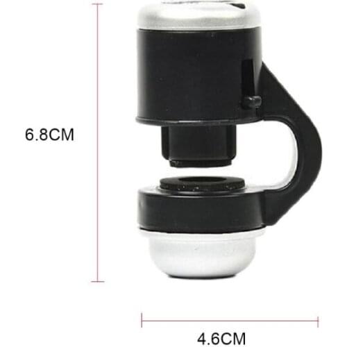 Mobile Phone External Microscope Head LED Light 30 Times Micro Fisheye Magnifying Glass Jewelry Jade Identification L4MB
