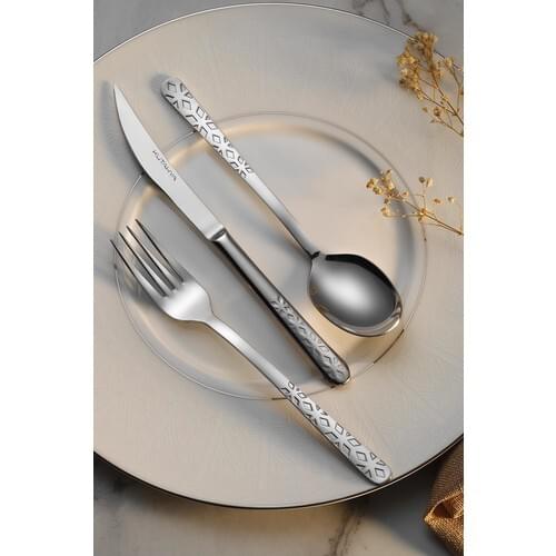 84 piece Cutlery Set Flatware Spoon Fork Set Kitchen Utensils Sets Tableware Sets