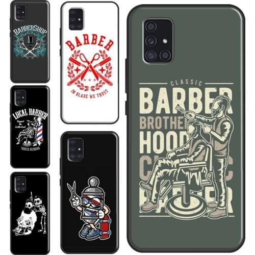 Barber Shop Hair Stylist Case For Samsung A21S A20e A11 A31 A41 A51 A71 A10 A20S A30S A40 A50 A70 A12 A32 A52 A72