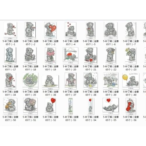 Lovely beads 3 cross stitch package flower aida 18ct 14ct 11ct black cloth people kit embroidery