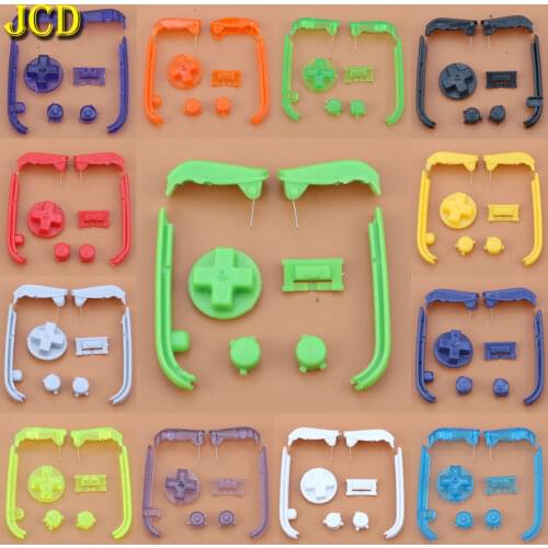 JCD Multi-Color Buttons Keypads L R A B Buttons For Gameboy Advance Buttons Frame For GBA D Pads Power ON OFF Buttons