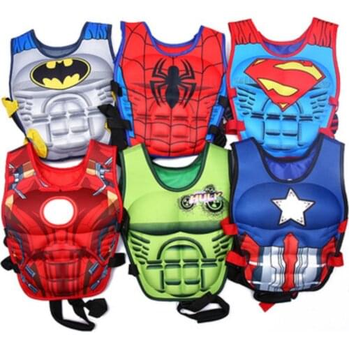 Child Rescue Vest Baby Boys Girls Children Swimming Life Vest Cartoon Pattern Beach Life Jacket Buoyancy Clothing Cool For Kids