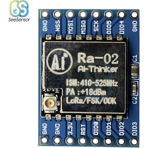 SX1278 LoRa Module 433M 10KM Ra-02 Ai-Thinker Wireless Spread Spectrum Transmission Socket for Smart Home DIY