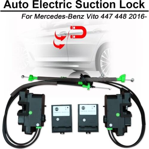 Smart Auto Electric Suction Door Lock for Mercedes Benz Vito 447 448 Automatic Soft Close Door Super Silence Car Vehicle Door