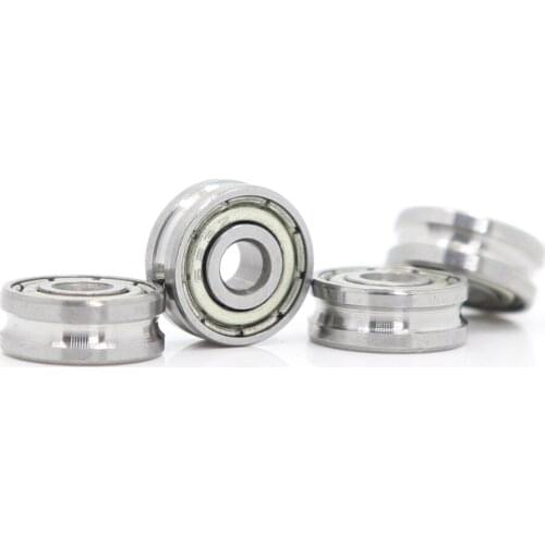 V031004 ( 4PCS ) V Groove Sealed Ball Bearing 3*10*4 mm Pulley Wheel Bearings V2/0.5 Guide Track Rlooer Bearing