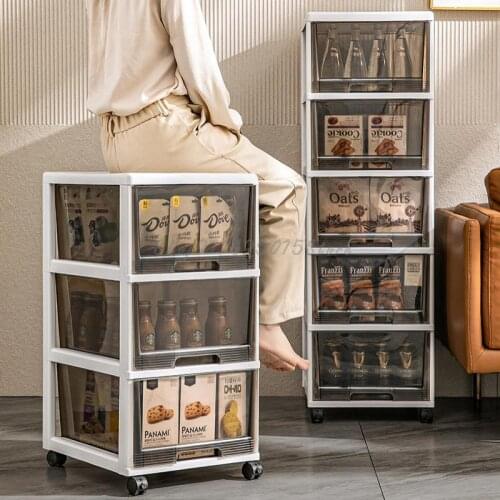 Storage Box Drawer Type Household Toy Snack Storage Cabinet Children Multi-layer Locker Clothes Organizer