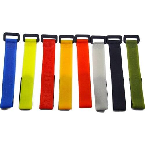 10 Pcs Fishing Rod Tie Holder Strap Fastener Reusable Adjustable Accessories S55