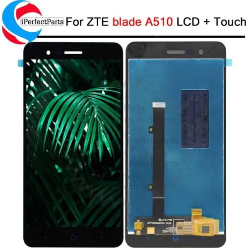 100% Tested For ZTE Blade A510 LCD Display +Touch Screen Assembly Digitizer Replacement For zte A510 lcd +free tools