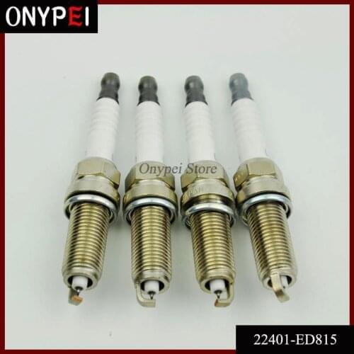 4-6pcs/lot LZKAR6AP-11 22401ED815 Iridium Spark Plug for Nissan Micra Note Tiida X-Trail Cube Qashqai NV200 22401-ED815 LZKAR6