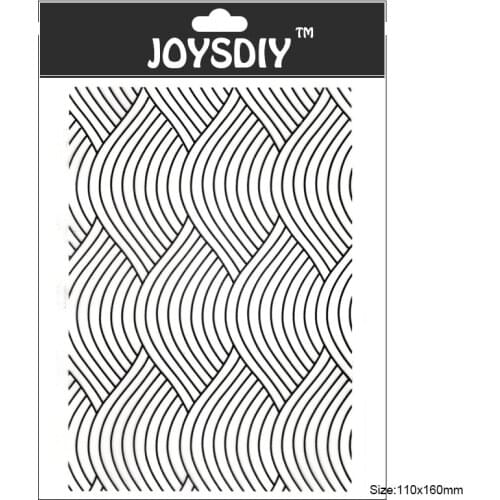 Scrapbook DIY photo cards account rubber stamp clear stamp transparent stamp Handmade card stamp THE WAVE COMBINATION BACKGROUND