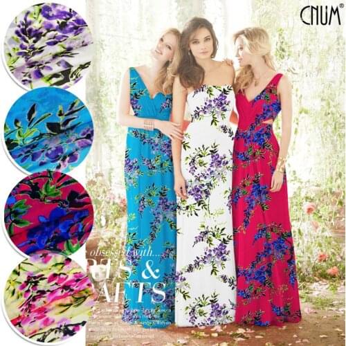 CNUM SC145 100% Silk Chiffon/ Wistaria/ Silk Fabric Very Thin/ Width 1.48yd Thickness 6mm