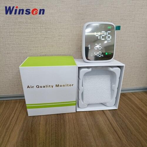 5pcs Indoor CO2 Detector Classroom CO2 Meter Restaurants Carbon Dioxide Detection