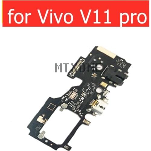 For vivo V11 Pro USB Charger Connector Flex Cable Microphone USB Charging Dock PCB Board Flex Cable Repair Parts