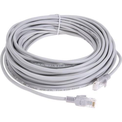 15/20/25/30m High Speed RJ45 Ethernet Cable Network LAN Cord Wire Router Computer Flat Cat5 Network Connector Extension Lines