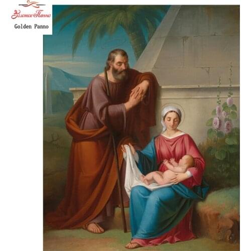 Golden Panno,diamond painting 5D Diy full square Religion Diamond embroidery Household painting Mosaic picture by rhinestones