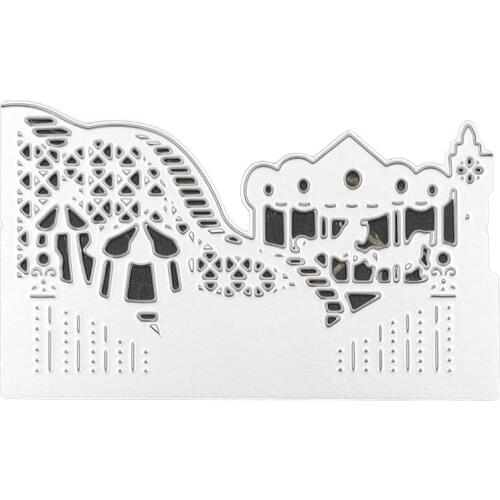 Carousel Metal Cutting Dies Stencil DIY Scrapbooking Album Stamp Paper Card Embossing Craft Decor