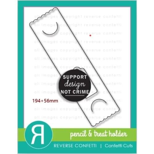 Metal Cutting Die pencil and treat holder Embossing Scrapbooking Stencil Craft Cut Die For DIY Card Crafts Handmade