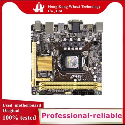 Mini-ITX ITX For ASUS H81I-PLUS Motherboard Socket LGA 1150 DDR3 SATA3 For Intel H81 Original Desktop Used Mainboard
