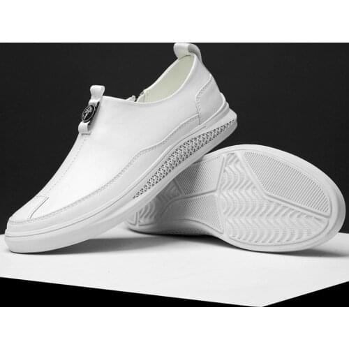 Mens Casual Shoes Genuine Leather Vintage Male Comfortable Handmade Loafers Man Brand Slip-on Luxury Flats Outdoor Walk Footwear