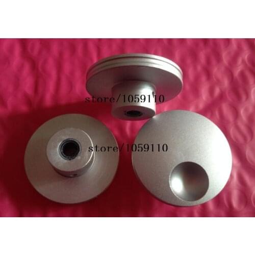 40mm*17mm*6mm new high-grade potentiometer knob concavity Solid aluminum knob blasting sound volume knob black slive 40*17*6mm