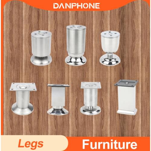 DANPHONE Furniture Feet Legs Adjustable TV Cabinet Sofa Leg 80/120/180mm Stainless Steel Cupboard Coffee Table Bed Protec Foot