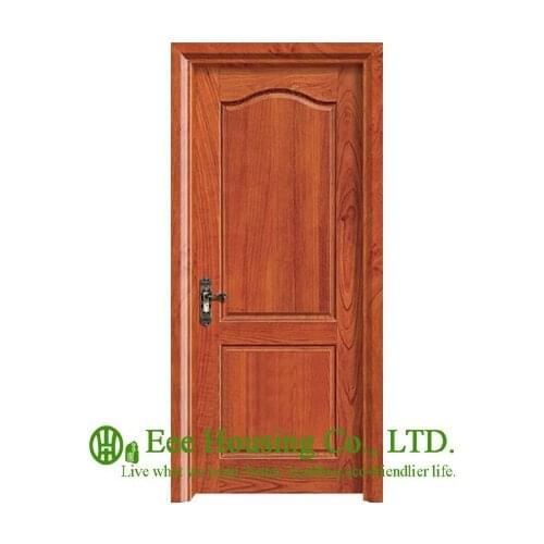 40mm thickness Timber veneer door for apartment, Swing type door, inward & outward opening entry door, MDF Timber door