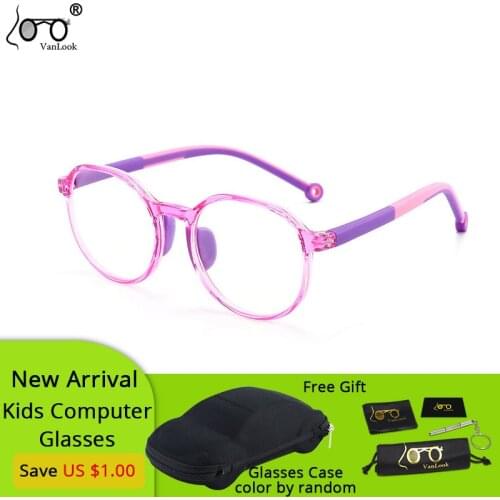 Kids Blue Light Blocking Screen Glasses TR90 Teenage Gafas Pantalla Protective Gaming Computer Antireflective for Boys Girls UV