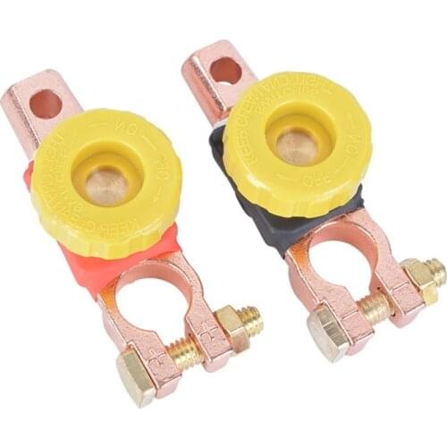 12V /24V Top Post Battery Disconnect Switch, Battery Master Switch Isolator for Power Disconnect Cut Of Car, Vehicle, RV Boat