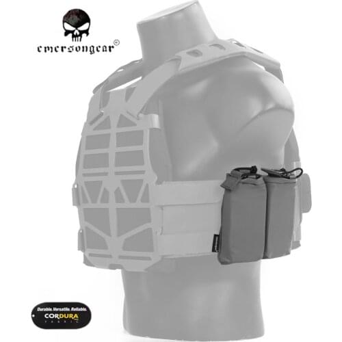 Emersongear Precision Double Magazine Pouch For SS Vest Modular Molle Magazine Pouch for 5.56 Magazine EM6403