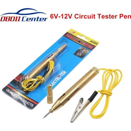 6V-24V Car Circuit Voltage Detector Pen Auto Circuite Volt Tester Tool For Automobile Truck Motorcycle Lamp Light Circuit Test