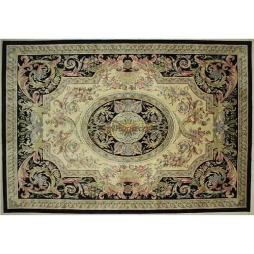 Wool Knitting Carpets The Craft Of Making Wool By Hand Antique Fashionable Household Decorates Circular Home Decor