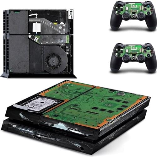 Circuit Board Style PS4 Skin Sticker for Playstation 4 Console & 2 Controllers Decal Vinyl Protective Skins Style 1