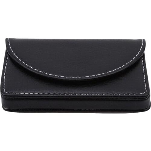 PU Leather Credit Card Holders Bag Men Travel Double Business Card Holder Case Men Women Travel Passport Credit Card Holder Bag