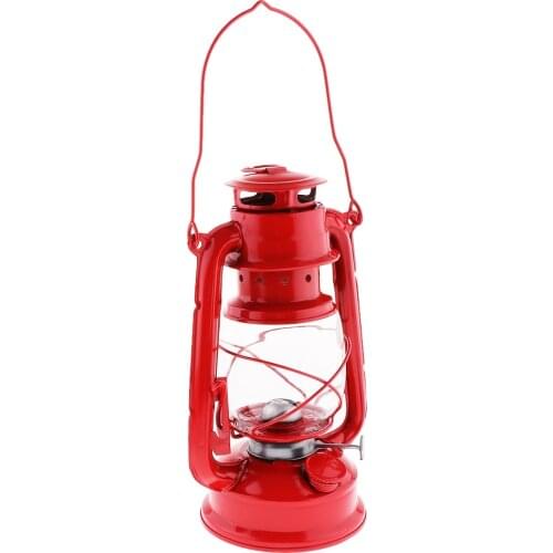 Vintage Metal Oil Lamp Light for Indoor Outdoor Decoration