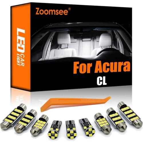 Zoomsee Interior LED For Acura CL 1997-2003 Canbus Vehicle Bulb Indoor Dome Map Reading Trunk Light Error Free Auto Lamp Parts