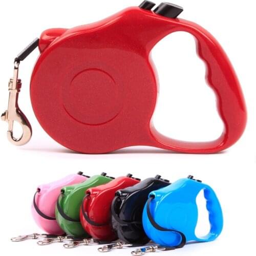 3M/5M Retractable Dog Leash Automatic Flexible Dog Leash Lead Dogs Traction Rope Leashes for Small Medium Dogs Pet Supplies