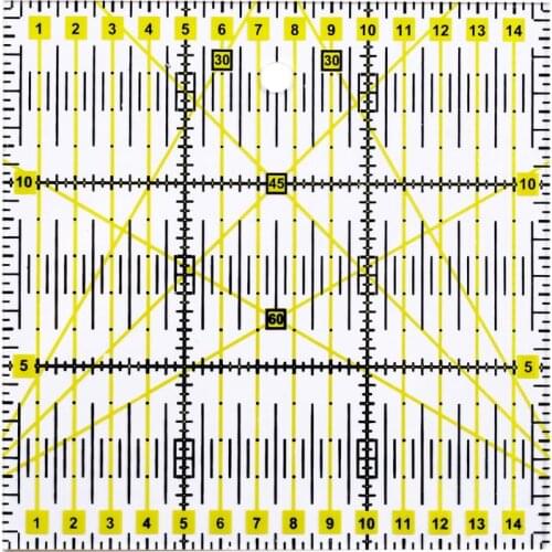 3pcs Clear Quilting Yardstick Rulers Patchwork Sewing Ruler Cutting Tool Set Craft DIY