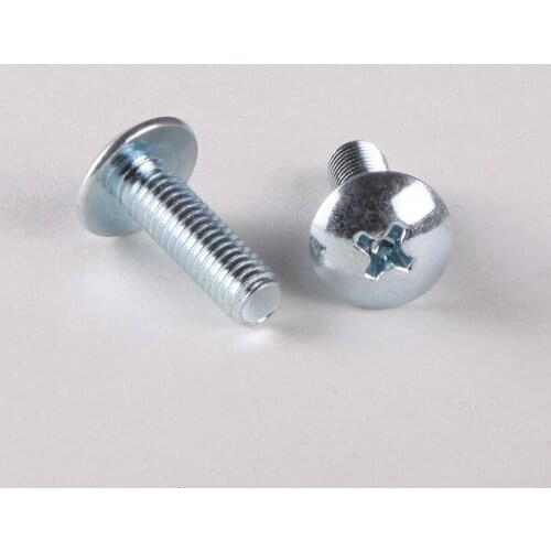 40PCS Large Flat Head Phillips Machine Screw / Phillips Flat Head Screw Groove / Umbrella Head Screws M3 * 6