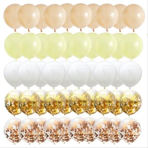 50 Macarons Confetti Set Hot Sale Sequined Balloon Birthday Wedding Hipster Decoration