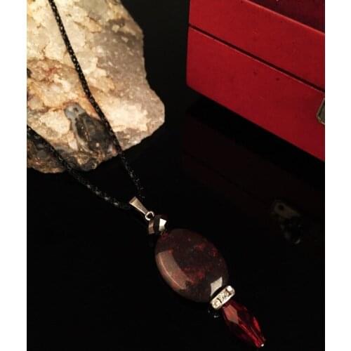 Dr Stone Natural Stone Women Jasper Stone Necklace XNRS663 372868475