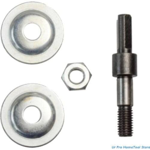 Mandrel Drill Adaptor for Angle Grinder Disc Holder Pressing Plate Spanner M17E